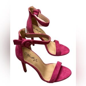 Charming- Ankle Strap Open Toe Stiletto Heel